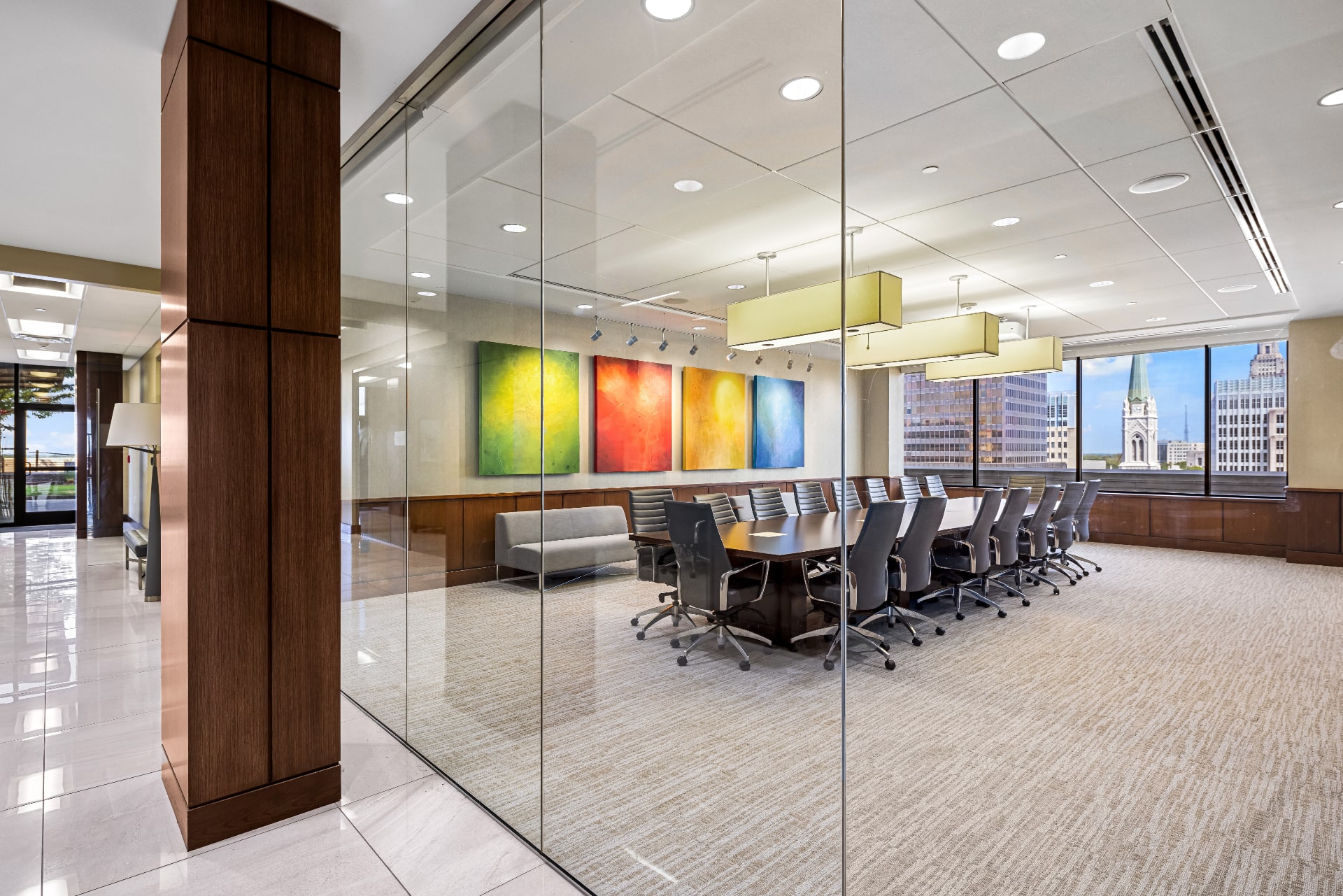 Office conference room.