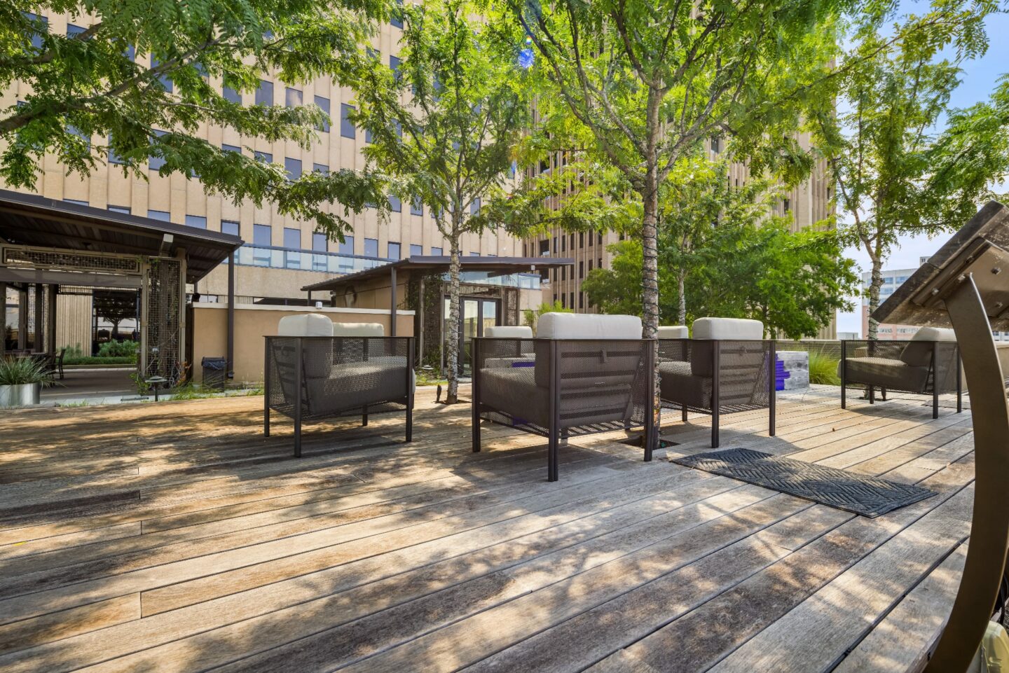 Outside terrace.